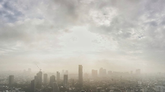 Air pollution in city