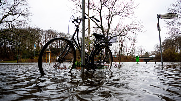 Überflutung Lübeck