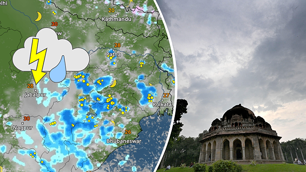 Monsoon withdrawal begins in Delhi. Active system over Bay of Bengal to bring more rains in the coming days.