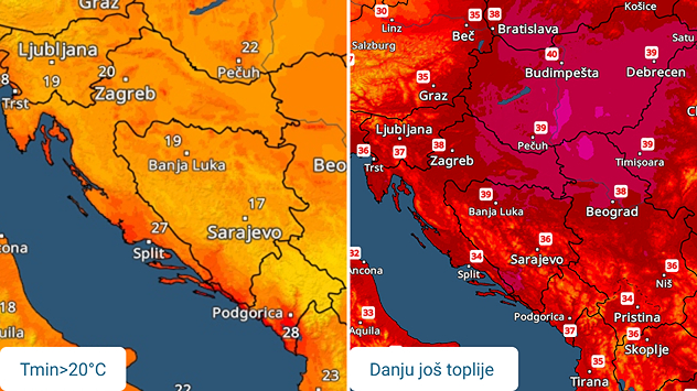 Toplinski val do kraja mjeseca?