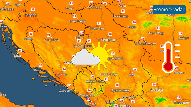 Dnevna temperatura za vikend
