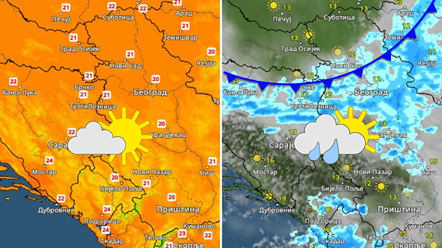 Suvo i toplo, pa svežije i promenljivo