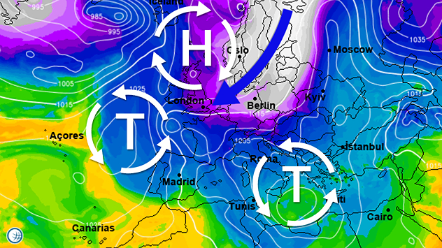 Geht es nach dem amerikanischen Wettermodell, erwartet uns in der kommenden Woche ein massiver Kaltlufteinbruch.