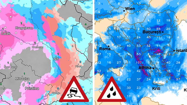 Obilnije padavine i ledena kiša