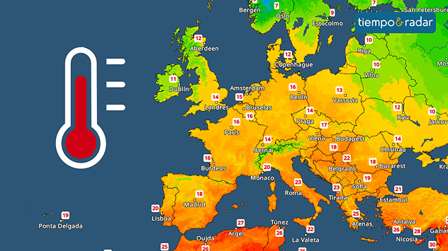 Las máximas serán suaves en gran parte del continente. 