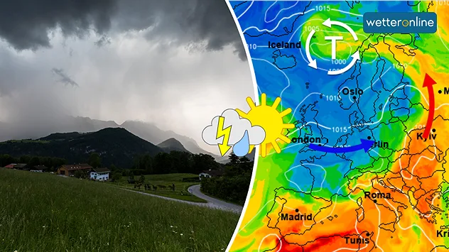 Auch in der nächsten Woche steht uns meist wechselhaftes Wetter bevor.
