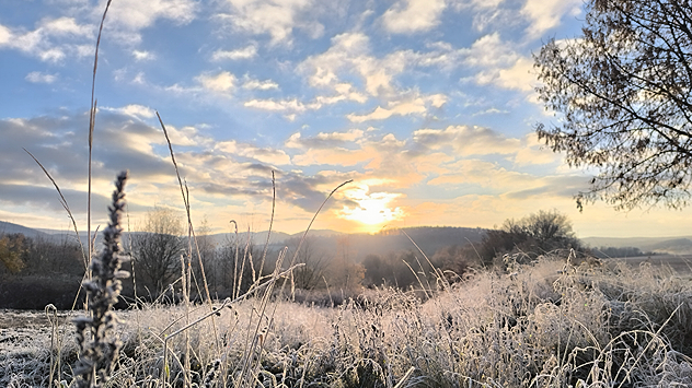 Winterstimmung in Schmalkalden zwischen Werra und westlichem Thüringer Wald.