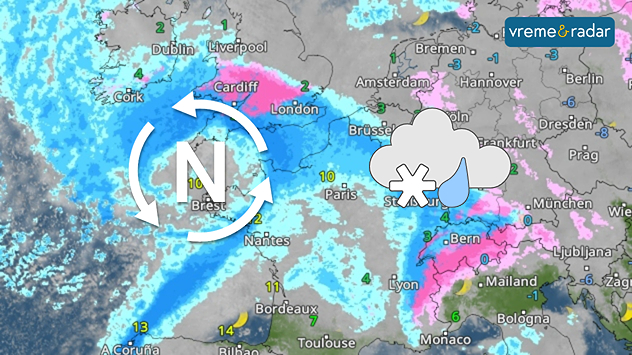 Ciklon, kiša i sneg