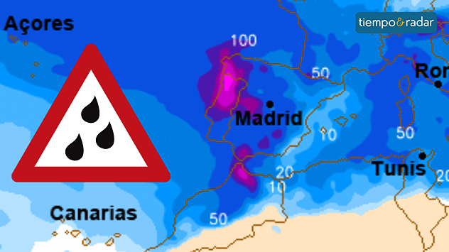 Los acumulados podrán ser muy relevantes en algunas zonas de España. 