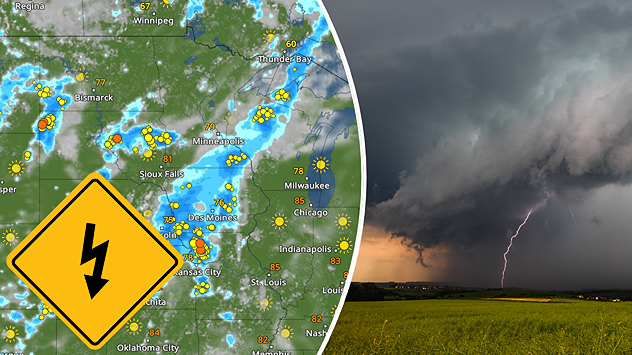More severe weather will impact portions of the northern Plains and central U.S. today. Damaging winds, hail and isolated tornadoes are all possible.