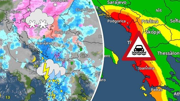 Nestabilno vreme na Balkanu