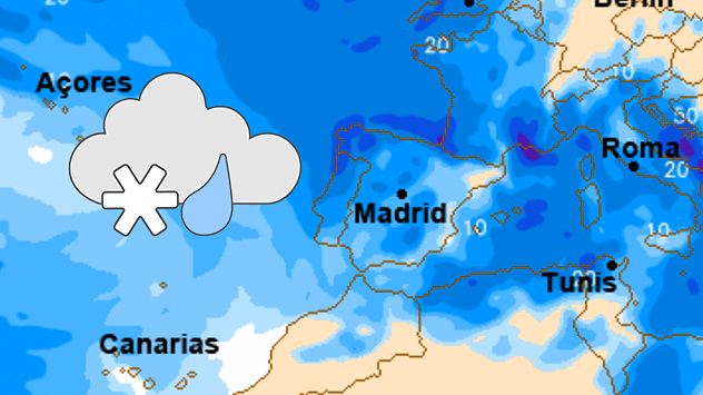 Panorama meteorológico de inestabilidad a corto plazo en España.