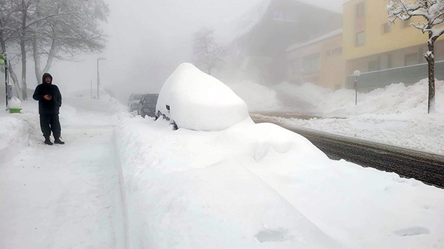 Schneemassen Sankt Englmar