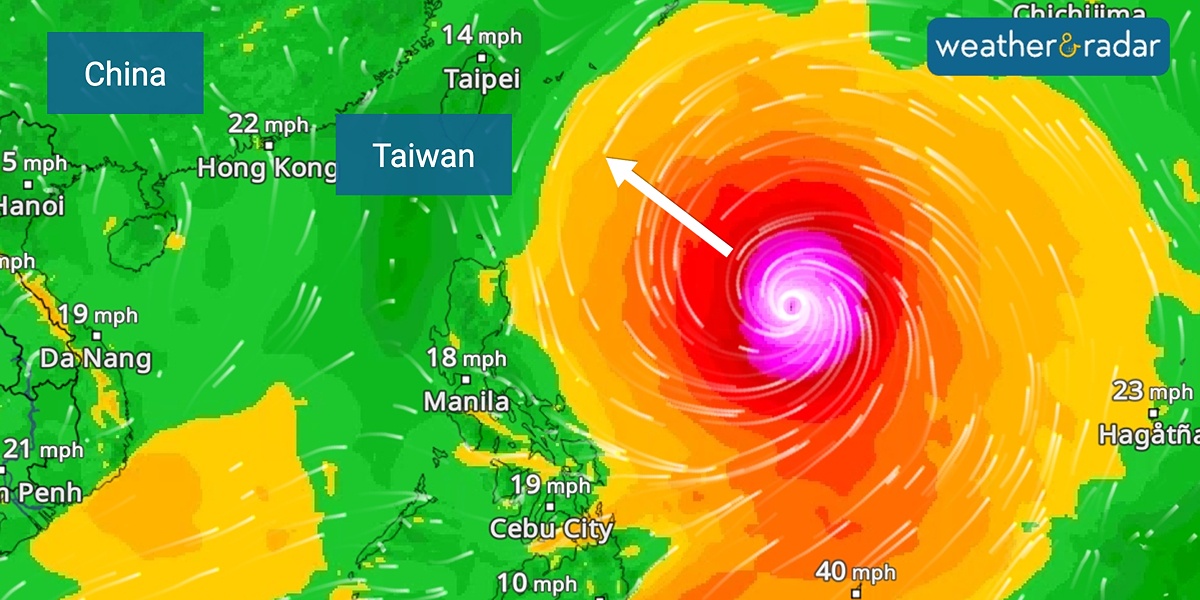 Super Typhoon Bavi threatens Taiwan – Up to 1,000 mm of rain – Weather News
