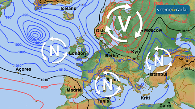 Anticiklon i cikloni