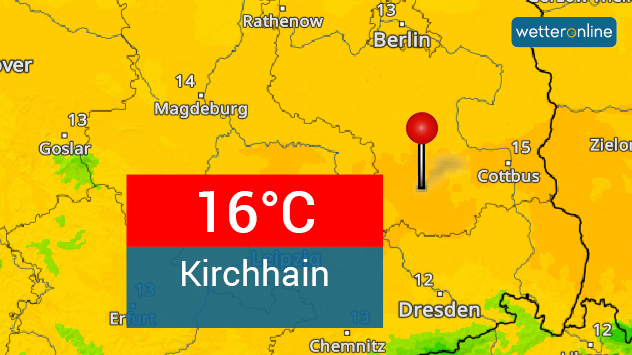 Im Osten über 15 Grad