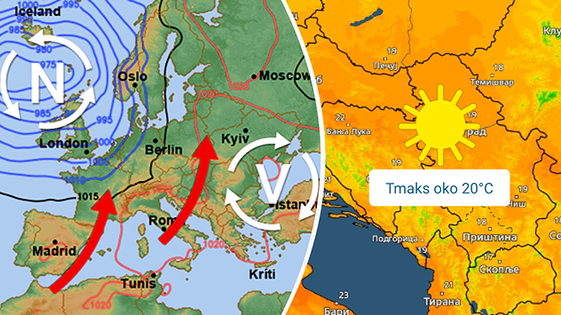 Stabilno i toplije vreme
