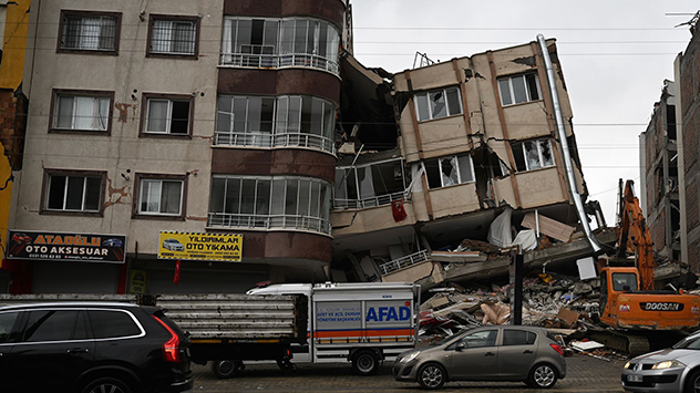 Hatay zerstörtes Haus
