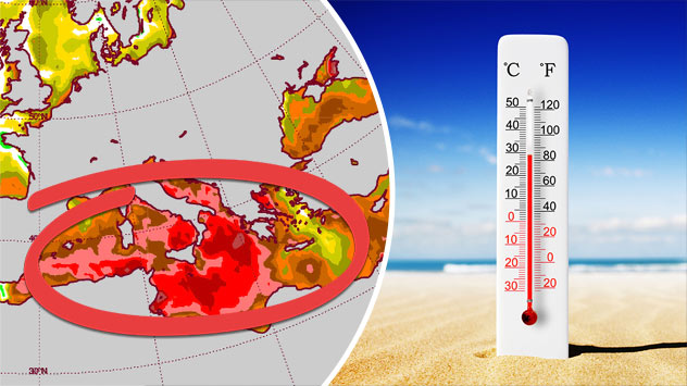 Mittelmeer Wassertemperatur