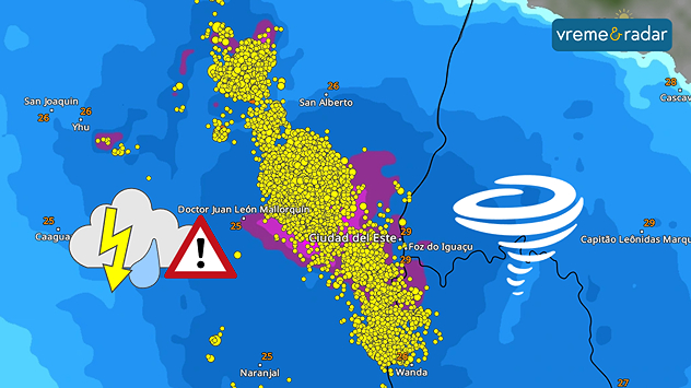 Oluja sa tornadom u Paragvaju