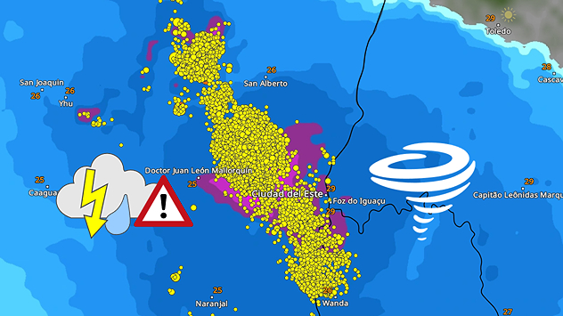 Oluja sa tornadom u Paragvaju