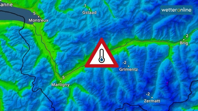 Tiefe Temperaturen in der Nacht auf Freitag.