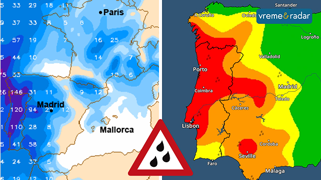 Nova oluja na Iberijskom poluostrvu
