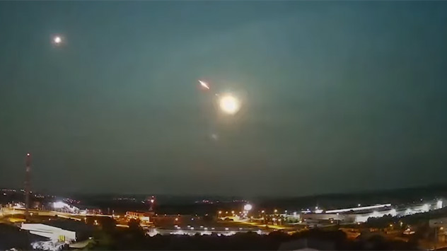 Feuerball über Deutschland