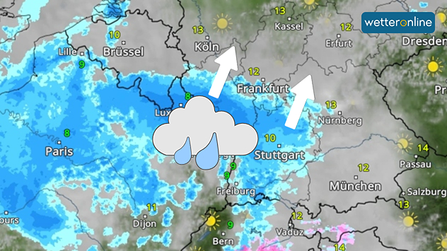 WetterRadar für Dienstagnachmittag WetterRadar für Dienstagnachmittag