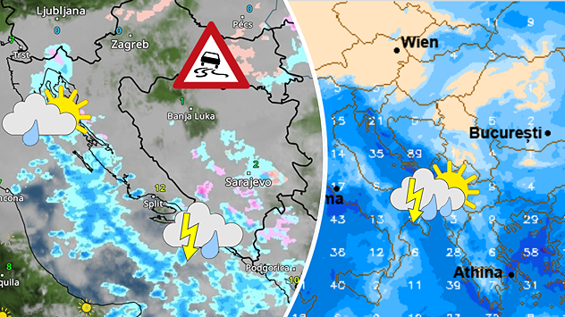 Sve nestabilnije, posebice Jadran i jug