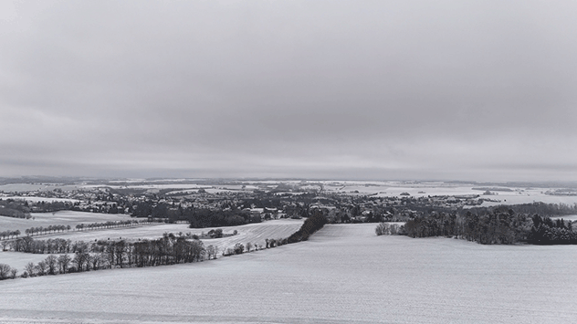 Schneelandschaft in Thüringen