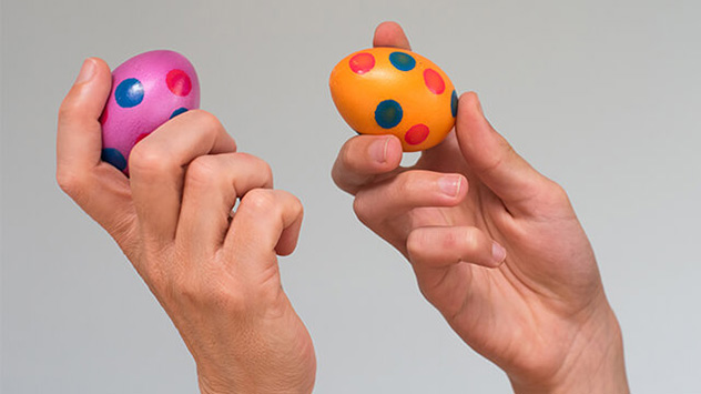 Achtung vor fliegenden Eiern! 