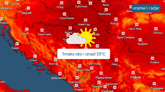 Vruće u ponedeljak