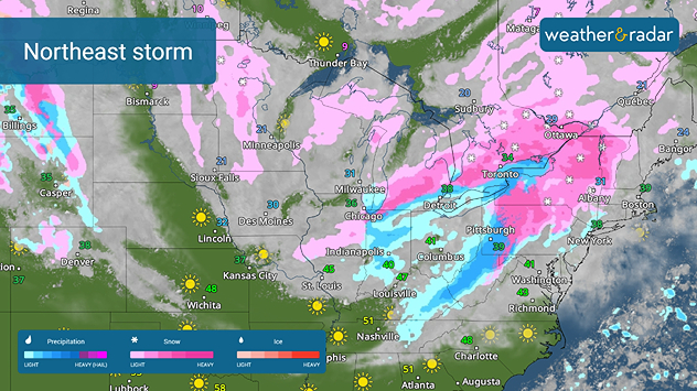 Northeast winter system