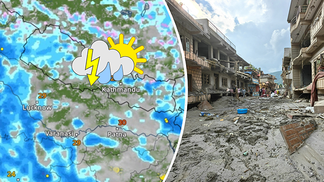 Tras la devastadora riada en Nepal y el Tíbet, todavía hay casi 5.000 personas desaparecidas y las precipitaciones actuales dificultan la búsqueda.