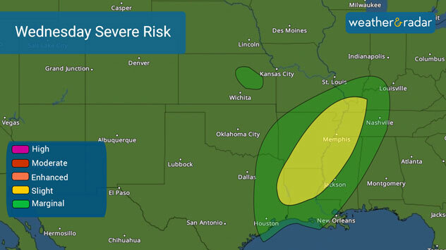 Severe risk on Wednesday: Severe risk on Wednesday – Weather News