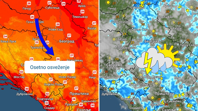 Osveženje sa padavinama