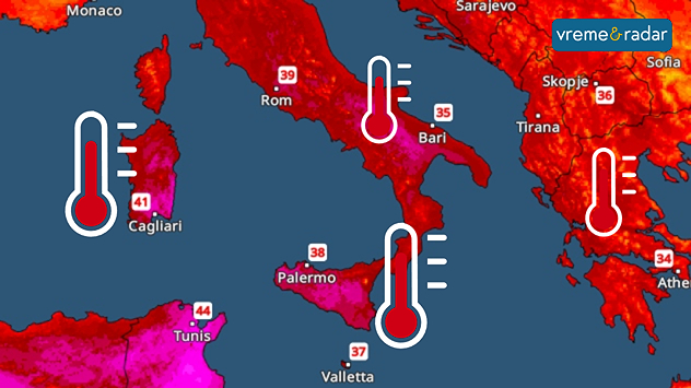 Vrućine u Italiji