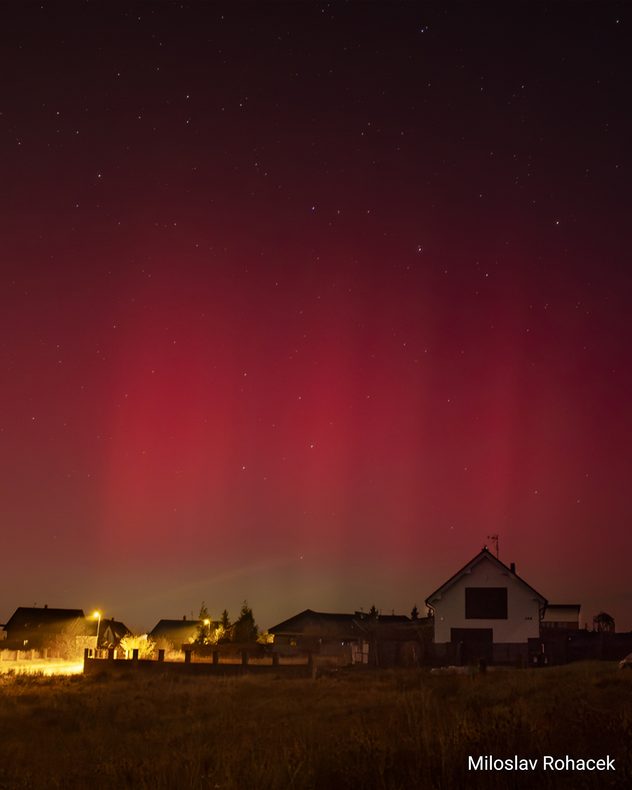 Faszinierende Polarlichter am Himmel in weiten Teilen Europas ...
