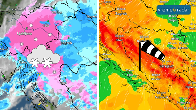 Promena vremena na zapadu Balkana