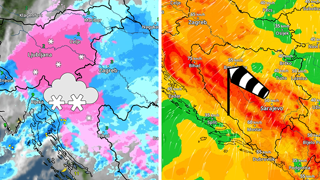 Promena vremena na zapadu Balkana