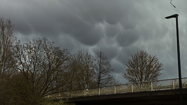 © Jona Kutsch Mammatus-Wolken über Ebsdorf