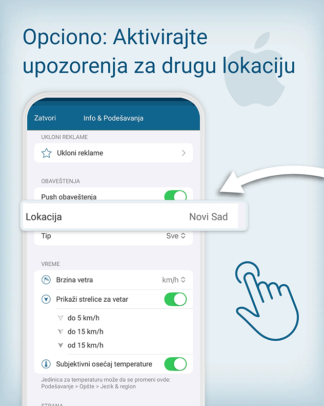 Upozorenja iz aplikacije 7