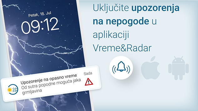 Upozorenja iz aplikacije