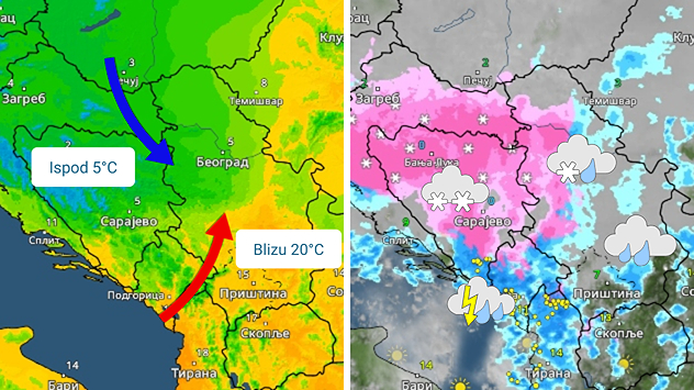 Izražena promena vremena