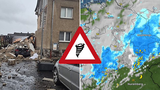 Hay al menos cuatro casos en los que se sospecha que se trata de tornados, varios de los cuales parecen muy plausibles a juzgar por las imágenes publicadas en las redes sociales.