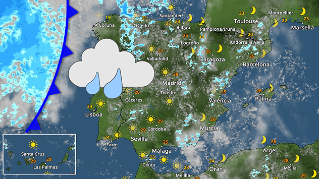 Después de varios días con temperaturas elevadas, cielos poco nubosos y pocas precipitaciones, el panorama meteorológico comienza a cambiar.&nbsp; El avance de una vaguada y la presencia de una profunda borrasca atlántica situada cerca de las islas Británicas favorecerá un aumento progresivo de la inestabilidad. Las lluvias comenzarán a ganar protagonismo desde el noroeste.