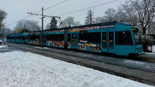 Schnee im Rhein-Main-Gebiet