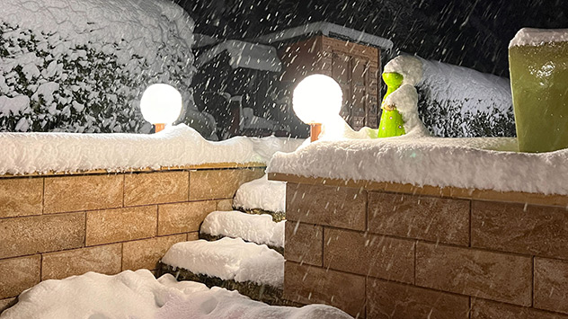 Schnee im Westerwald