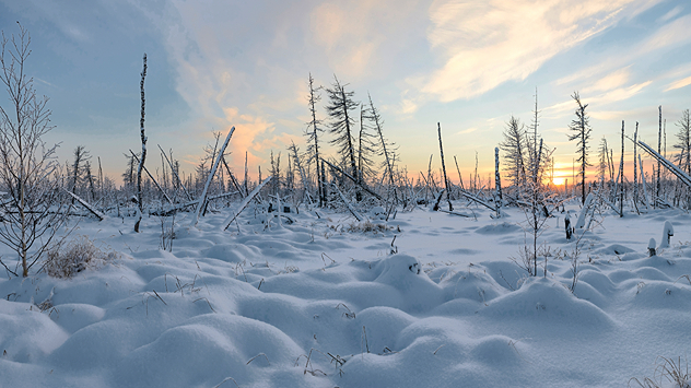 De vastes régions de Sibérie sont déjà paralysées par un froid glacial.